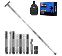 aiGear Tactical Stick/Trekking Poles | Aluminum Hiking Poles with Adjustable Height | 5/6/7/8 Tubes Trekking Poles | for Women Men Backpacking Outdoor Hiking Camping | NWT7-GR