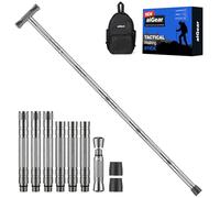 aiGear Tactical Stick/Trekking Poles | Aluminum Hiking Poles with Adjustable Height | 5/6/7/8 Tubes Trekking Poles | for Women Men Backpacking Outdoor Hiking Camping | NWT6-GR