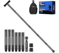 aiGear Walking Stick/Trekking Poles | Upgraded Aluminum Hiking Poles with Adjustable Height | Outdoor 5/6/7/8 Tubes Trekking Poles for Women Men Backpacking Hiking Camping | NWT6-BK