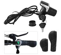 Aigend E-Bike Hand Grip Throttle With LCD Display and Key Lock for Electric Bicycle