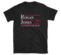 AiggeR Joe Rogan Alex Jones 2020 Unisex T-Shirt Rogan Jones '20 Cant Silence The Truth Shirt S Black XXL