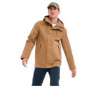 Mid-length waterproof jacket with hood Aigle MTD® Marron S