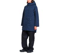 Aigle - Insulated and waterproof mid-length parka - MTD Sherpa Mid-Length Quilted Hooded Parka W Empire for Women - Size 36 FR - Navy Navy 36 FR