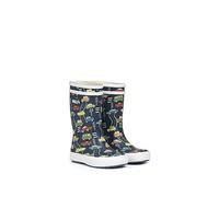 Aigle Boy's Unisex Kids Lolly Pop Play2 Rain Boot, Cars, 8.5 UK Child