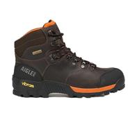 Aigle Men's Altavio Cuir Hiking Shoe, Dark Brown, 7.5 UK