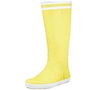 Aigle Men's Goeland Rain Boot, Jaune/Blanc, 1 UK