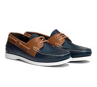 Aigle Men's New Nubil LTR Boat Shoe, Navy Blue, 9.5 UK