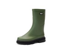 Aigle Mid Rain Women's Rain Boot, 9014 Olivine, 7.5 UK