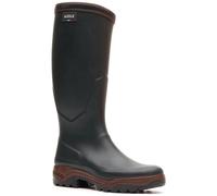 Aigle Wellington Boots Parcours 2 - Anti-fatigue sole, Natural rubber upper - Green Bronze UK 7.5