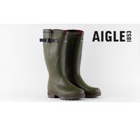 Aigle Mens Boots Parcours 2 ISO Anti Fatigue Hunting Kaki