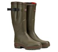 Aigle Parcours 2 ISO Mens Womens Neoprene Adjustable Wellies Boots Green