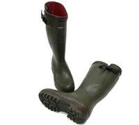 Aigle Parcours Iso 2 - Kaki - Neoprene Lined Wellington Welly Boots Wellies