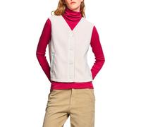 Aigle - Sleeveless fleece - Sleeveless Fleece Button-Up Jacket W Milk for Women - Size 36 FR - White White 36 FR