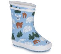 Aigle Wellington Boots BABY FLAC F PT2 in Blue 4.5 toddler