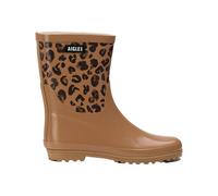 Aigle - Women's lined rain boots - Eliosa Printed Rain Boot W Leo Pr for Women - Size 40 - Brown Brown 40