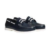 Aigle Women's New Nubila LTR Boat Shoe, Navy Blue, 4 UK