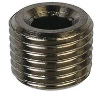 AIGNEP - 1/2" BSPT MALE PLUG WITH HEX. - Male Thread, BSPT (Nickel Plated Brass Adaptors) - PACK SIZE: 1x5