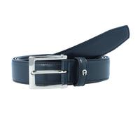 Aigner Business Belt Genuine Leather 115 cm blue