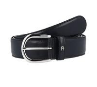 Aigner Business belt leather 110 cm blue