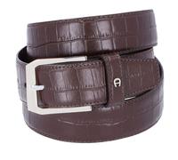 Aigner Business belt leather 95 cm brown