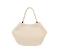 Aigner Carré Soft Strap Handbag Macadamia White L