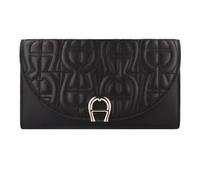 Aigner Clutch purse Leather 19.5 cm black