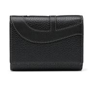 Aigner Deborah Wallet Genuine Leather 12 cm black