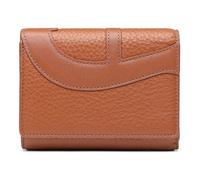 Aigner Deborah Wallet Genuine Leather 12 cm brown