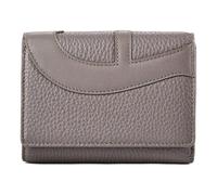 Aigner Deborah Wallet Genuine Leather 12 cm gray