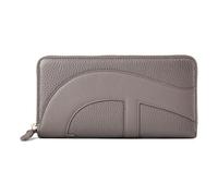 Aigner Deborah Wallet RFID protection Genuine Leather 19 cm gray
