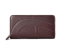 Aigner Deborah Wallet RFID protection Genuine Leather 19 cm red
