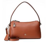 Aigner Delia Shoulder Bag Leather 33 cm brown