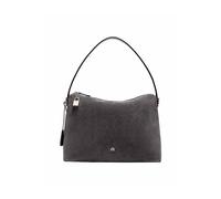 Aigner Delia Suede Bucket Bag Gray M