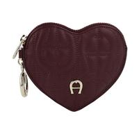 Aigner Diadora bag tag leather 12 cm red