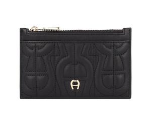 Aigner Diadora Credit card case Leather 13.5 cm black