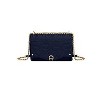 Aigner Diadora Logo Flap Bag dark blue S