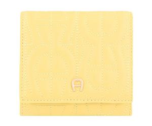 Aigner Diadora Wallet RFID protection Leather 10.5 cm yellow