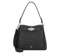 Aigner Farah Shoulder Bag Leather 24 cm black