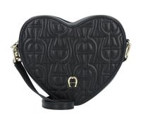 Aigner Fashion Shoulder Bag Genuine Leather 19 cm black