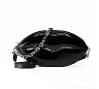 Aigner Fashion Shoulder bag Leather 23 cm black