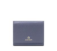 AIGNER Ivy grained leather wallet - Blue One Size