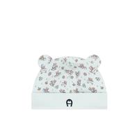 Aigner Kids teddy-bear-pattern beanie hat - Blue 42 cm-44 cm-46 cm