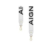 Aigner Logo Shoulder Strap Accessories white 100 cm