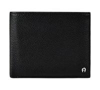 Aigner Mica Wallet RFID protection Genuine Leather 12.5 cm black