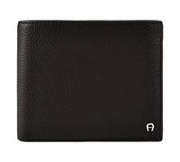 Aigner Mica Wallet RFID protection Genuine Leather 12.5 cm brown