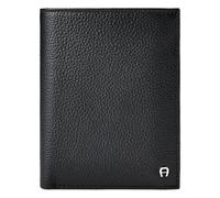 Aigner Mica Wallet RFID protection Genuine Leather 9.5 cm black
