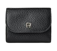 Aigner Pura Wallet RFID protection Genuine Leather 10 cm black