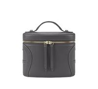 AIGNER small Deborah grained leather crossbody bag - Grey OS