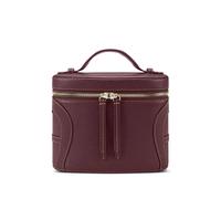 AIGNER small Deborah grained-leather top-handle crossbody bag - Red OS