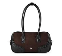 Aigner Whip Shoulder Bag Genuine Leather 30 cm black